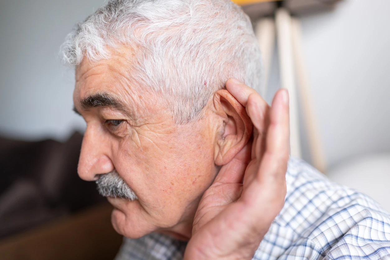 elderly people suffering hearing loss or dementia